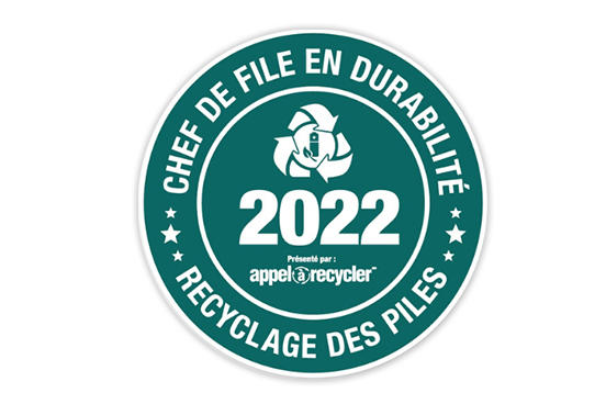 Sustainability Award badge for 2022