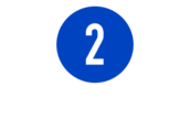 Graphic of the number 2