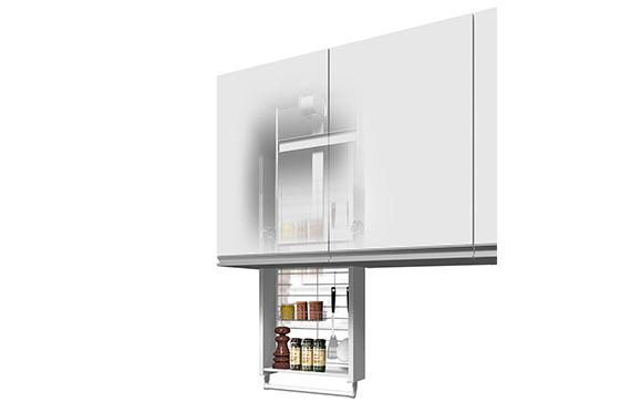 Pull Down Cabinet System Shelf, Pull Down Cabinet Shelf