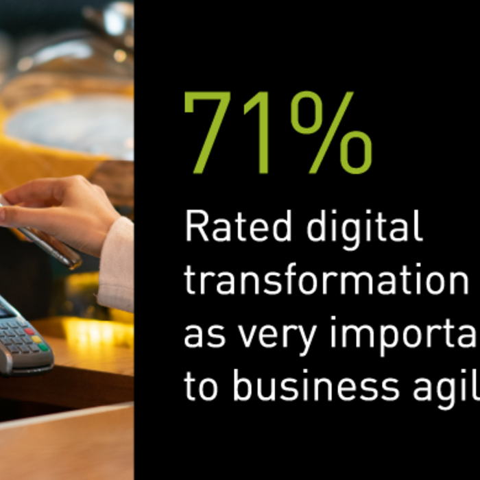 71%: Rated digital transformation as very important to business agility.