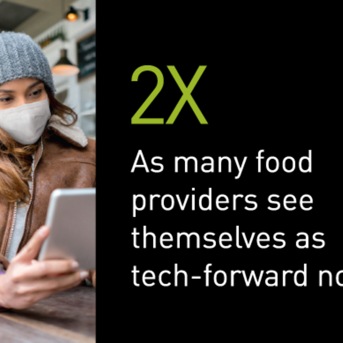 2X as many food providers see themselves as tech-forward now