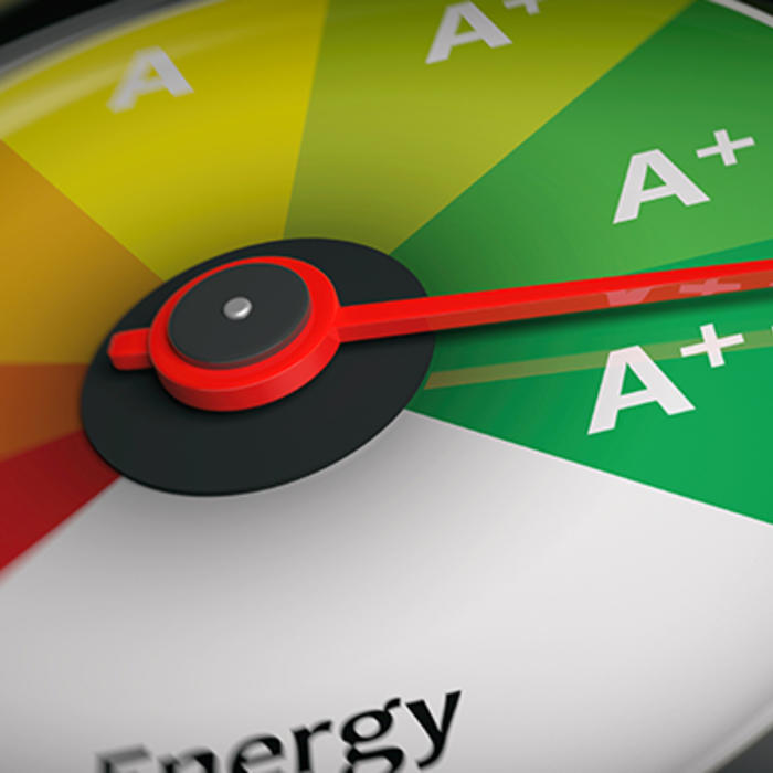 energy meter showing savings