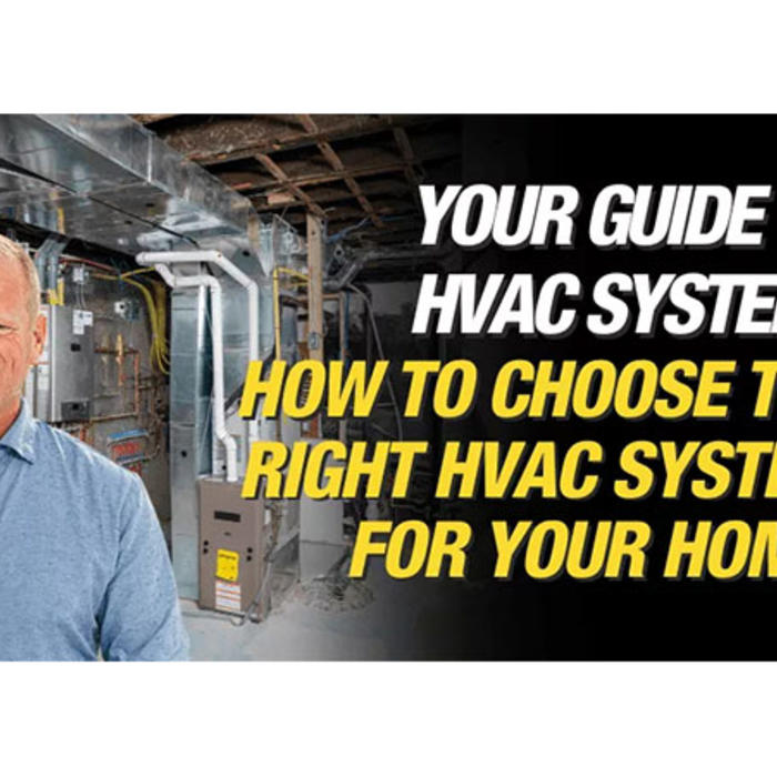 How to choose a home HVAC system