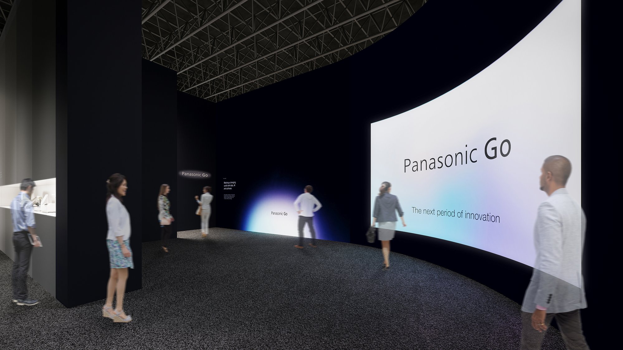 Concept rendering of the Panasonic Go area of Panasonic's CES 2025 booth