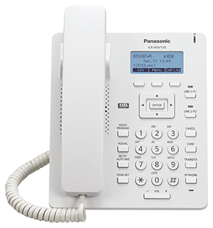 Panasonic KX-HDV130 2 Line SIP IP Phone HD Voice LCD PoE Ready Phone 