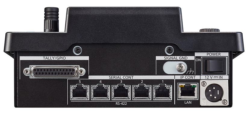 AW-RP60 rear inputs  outputs poe support ethernet