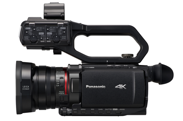 AG-CX10 4K camcorder with removable handle