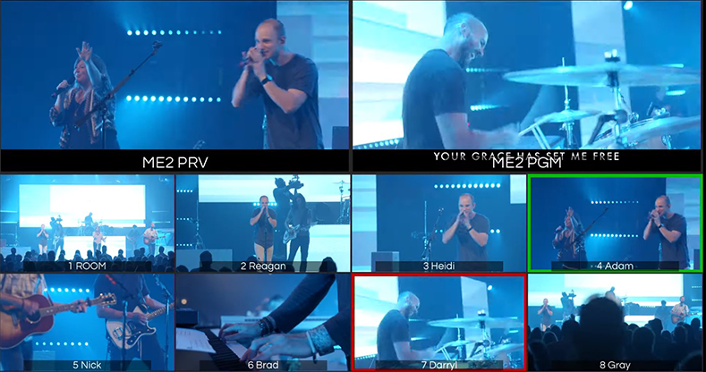 Flatirons Community Church cinematic live production worship service multiviewer