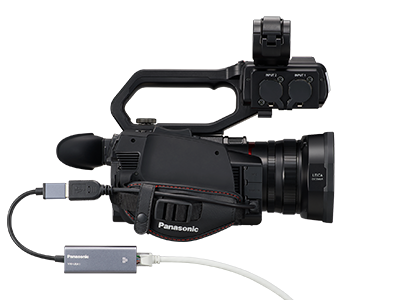 Panasonic AG-CX10 4K Compact Handheld Camcorder with LED Light