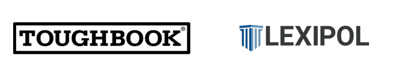 TOUGHBOOK logo and Lexipol logo