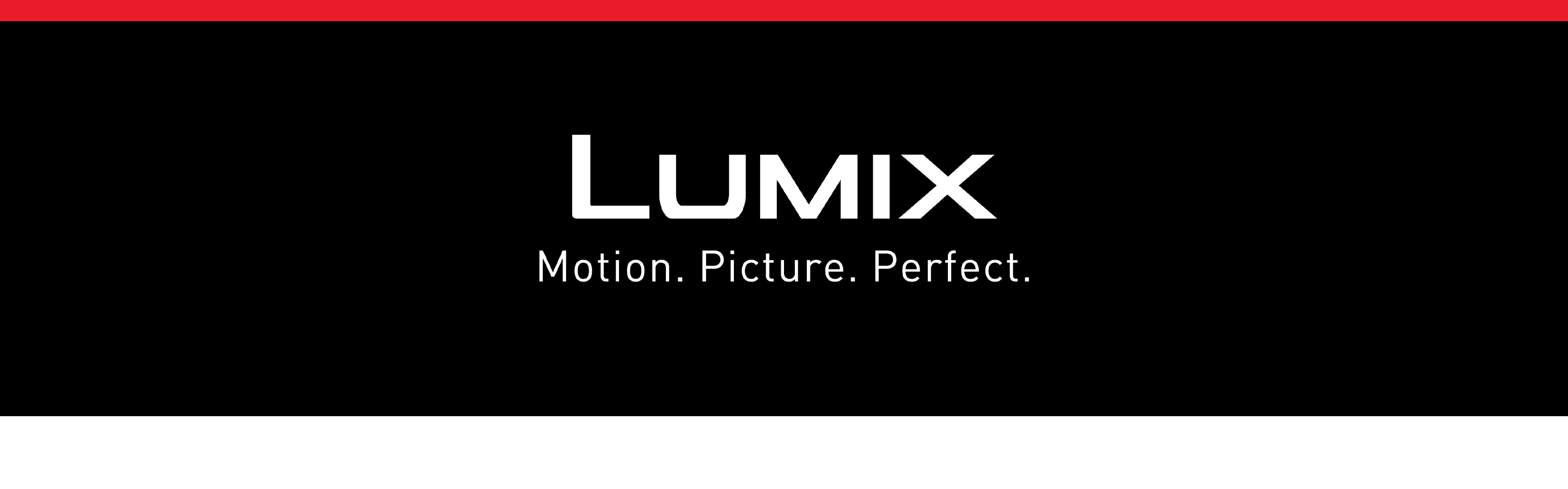 LUMIX—Motion. Picture. Perfect.