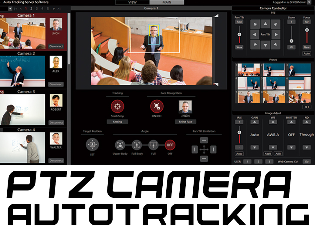 Auto Tracking Cameras for Video Conferencing