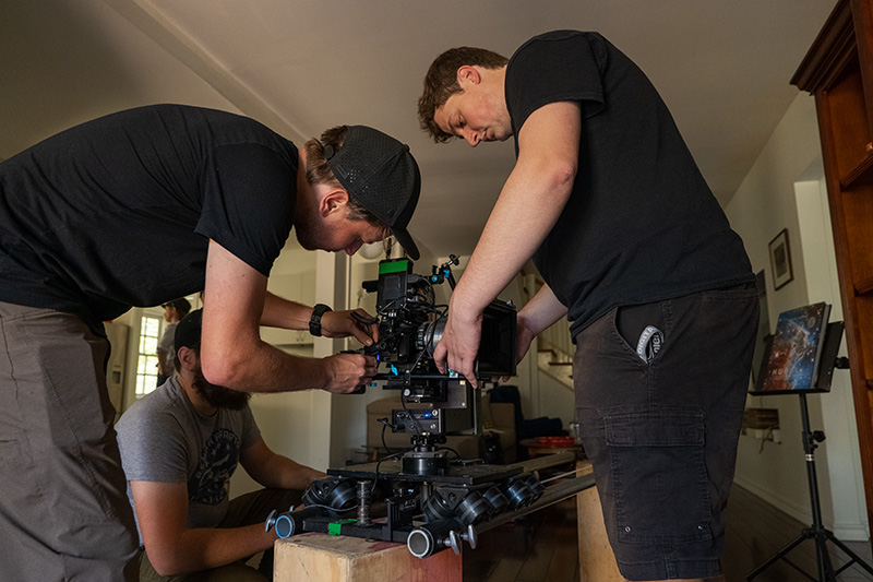 Setting up S5IIX on dolly track