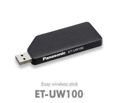 ET-UW100 - Wireless Network USB for Projectors | Panasonic