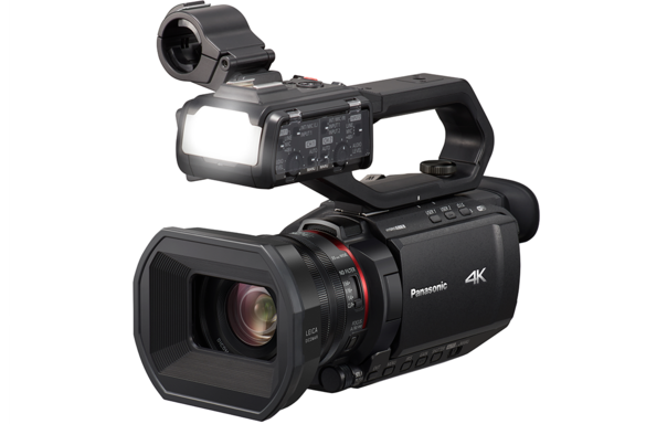 Panasonic AG-CX10 4K 10-bit Camcorder with LED for Low Light video