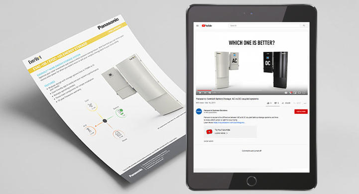 Battery Storage Support Tile - Data Video