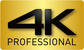 4K Professional (Gold) logo