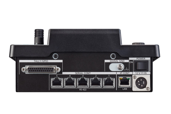 AW-RP60 Panasonic PTZ Camera Controller - Rear Inputs Outputs IO