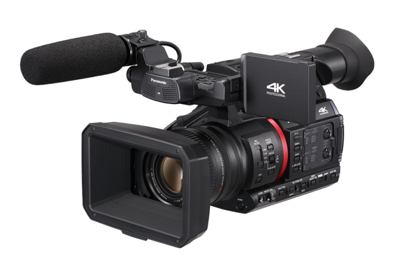 Panasonic AG-CX350 camcorder with LCD screen for video production