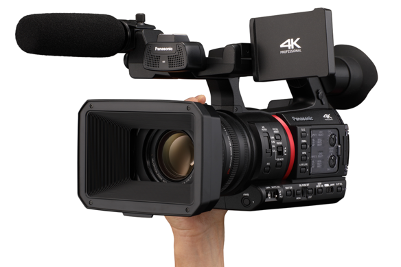 Panasonic AG-CX350 is a lightweight camcorder with excellent camcorder ergonomics for long shooting hours