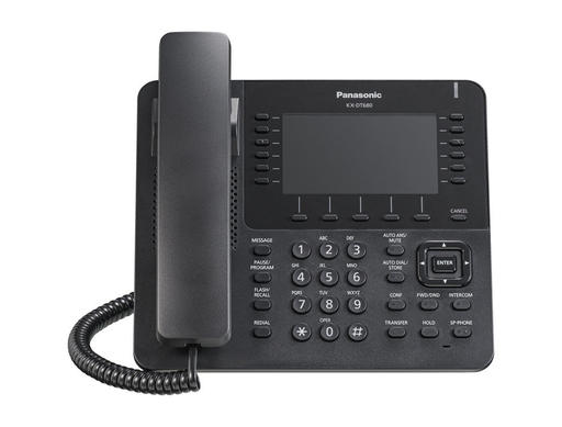 Front view of Panasonic KX-DT680 digital telephone