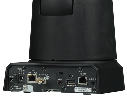 Panasonic AW-UE50 Remote Camera Inputs Outputs 3G SDI HDMI LAN Rear