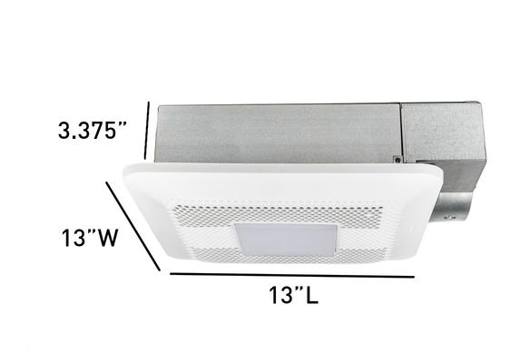 Panasonic Whisper Slim™ 80 CFM, Low Profile, Humidity Sensing, LED 