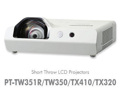 PT-TW351RU 3,330 Lumens/WXGA/Interactive LCD Short Throw Projector / PT-TW351R