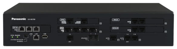 Compact Hybrid Communication Platform (up to 288 extensions) / KX-NS700