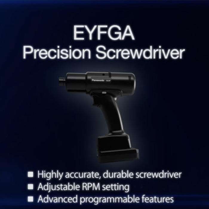 EYFGA Panasonic Precision Screwdriver – RPM Setting, Auto Downshift   photo for video page thumbnail 