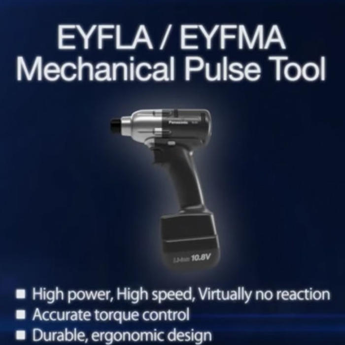 photo tile for    Panasonic Mechanical Pulse Tool – Virtually No Reaction, High Speed (EYFLA and EYFMA Series) photo for video page 