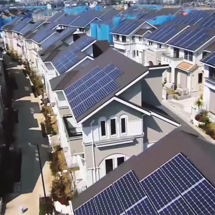 Houses with Solar Panels