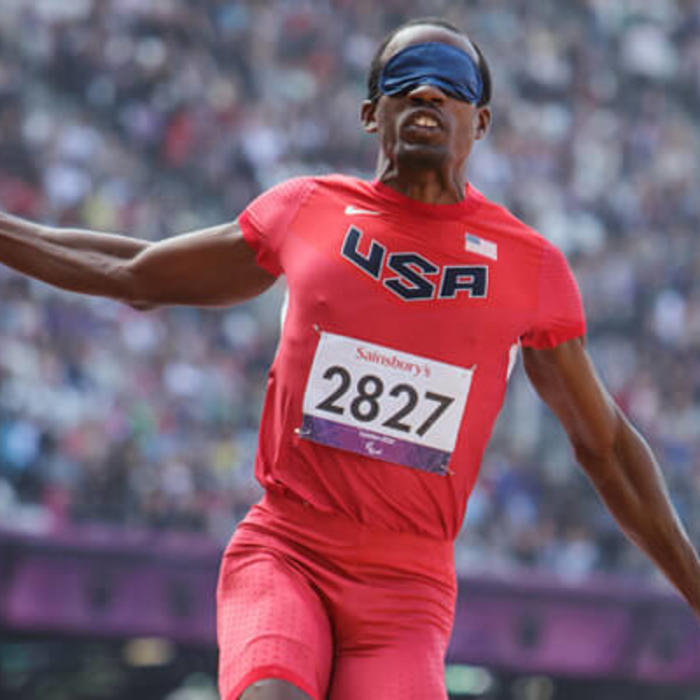 Lex Gillette competes in the Paralympic Games