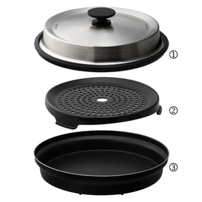 Panasonic Magic Pot stainless steel lid, steam tray and crispy pot
