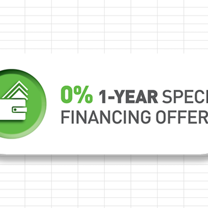 Panasonic Professional Video 0% 1-Year Special Financing Offer