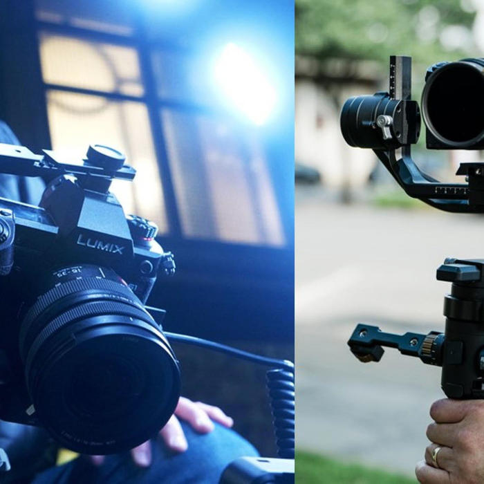 Two examples of S Series lenses on gimbals