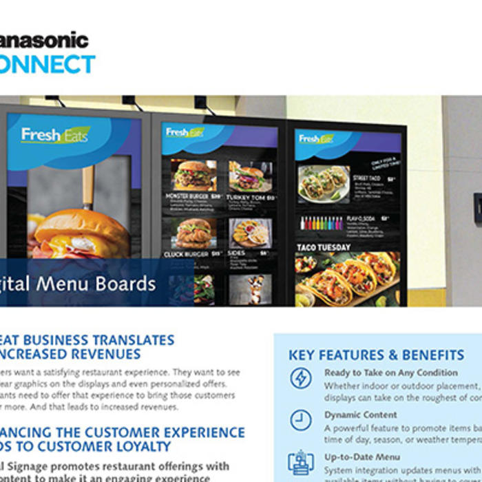 panasonic-connect-clearconnect-digital-menu-board-overview-brochure