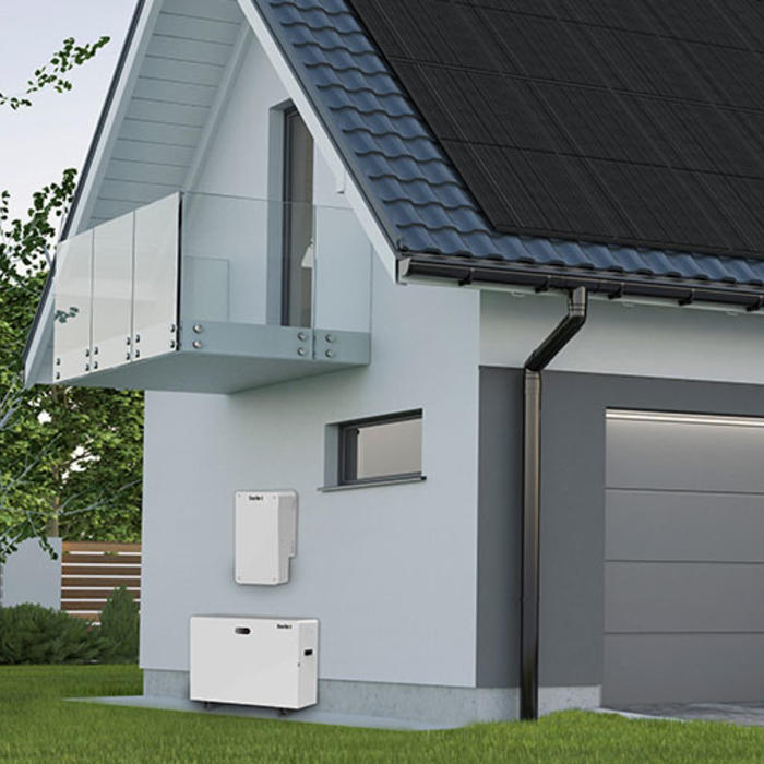 house and battery storage