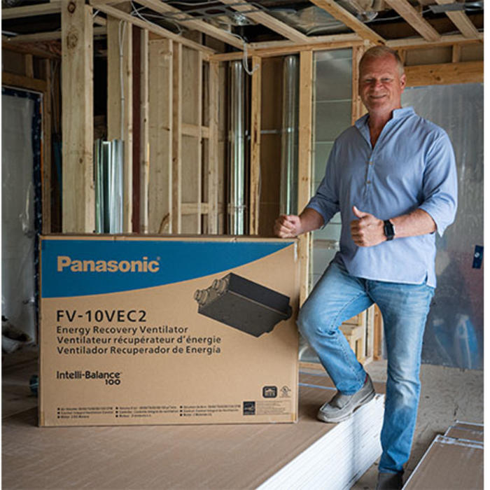 Mike Holmes with ERV