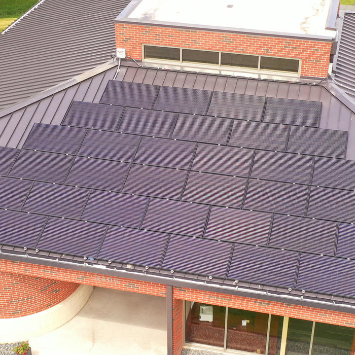 case studies - solar panels on roof
