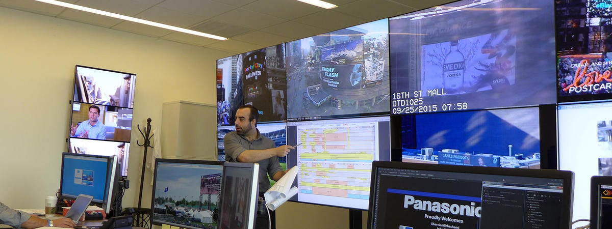 Panasonic Network Operations Center - Times Square NYC