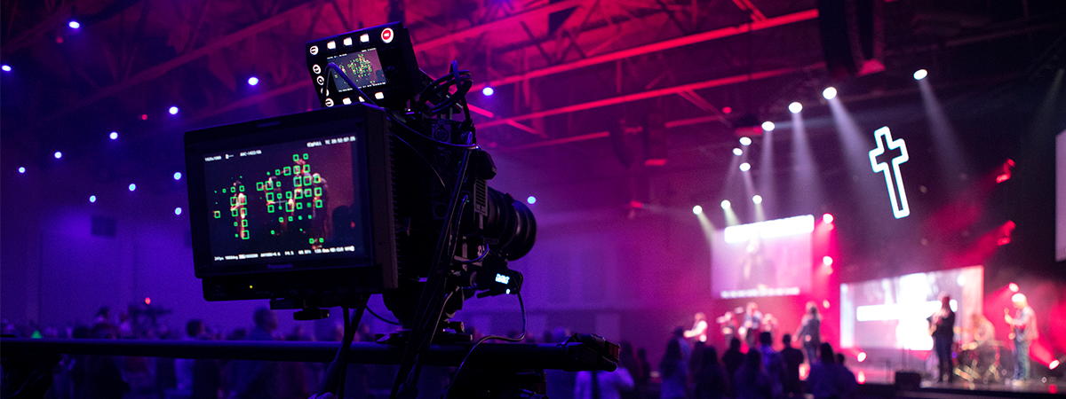 VariCam LTs are used handheld to capture stage action and close-ups in the CINELIVE configuration for live multicam video production