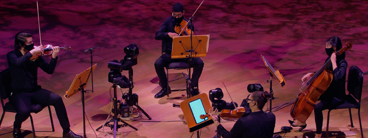 New World Symphony Orchestra Livestreaming Cameras with Live 4K Video Robotic Cameras