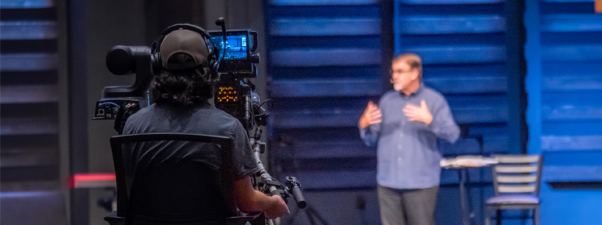 Hill Country Bible Church using AW-UE150 PTZ and Panasonic Broadcast Cameras for Broadcast Streaming and IMAG Video Production
