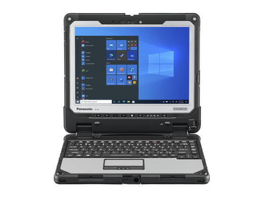 Front view of Panasonic TOUGHBOOK 33 fully rugged 2-in-1 computer