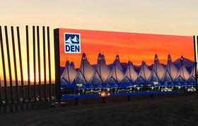 Denver International Airport - Welcome Sign - thumbnail
